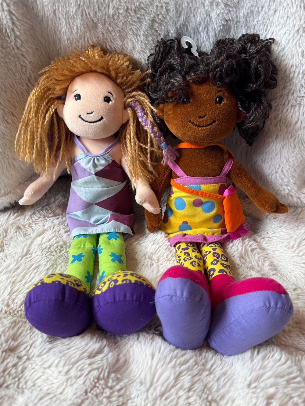 Vintage Groovy Girls Plush Dolls Lot Y2K